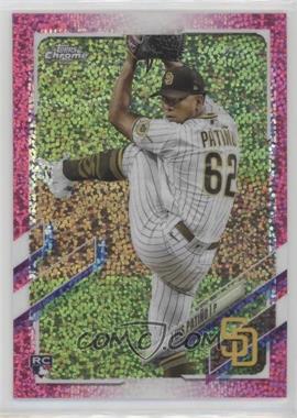 2021 Topps Chrome - [Base] - Magenta Speckle Refractor #196 - Luis Patino /350