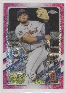 2021 Topps Chrome - [Base] - Magenta Speckle Refractor #66 - Isaac Paredes /350