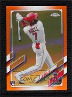 Image Variation - Jo Adell (Batting, Back Jersey Visible) #/25