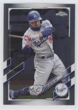 2021 Topps Chrome - [Base] #100.1 - Mookie Betts (Vertical, Swinging)