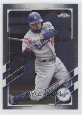 2021 Topps Chrome - [Base] #100.1 - Mookie Betts (Vertical, Swinging)