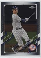 Aaron Judge (Pinstriped Jersey, Swinging) [EX to NM]