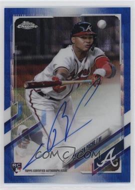 2021 Topps Chrome - Rookie Autographs - Blue Wave Refractor #RA-CP - Cristian Pache /150