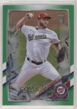 2021 Topps Chrome Ben Baller Edition - [Base] - Green Refractor #176 - Stephen Strasburg /99