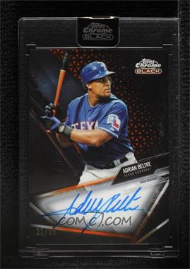 2021 Topps Chrome Black - Chrome Black Autographs - Orange Refractor #CBA-AB - Adrian Beltre /25 [Uncirculated]