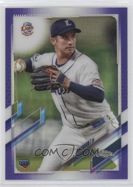 2021 Topps Chrome NPB Nippon Professional Baseball - [Base] - Purple Refractor #174 - Brandon Tysinger /299