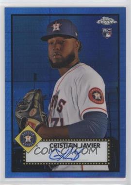 2021 Topps Chrome Platinum Anniversary - Autographs - Blue Prism Refractor #PA-CJ - Cristian Javier /99