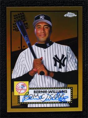 2021 Topps Chrome Platinum Anniversary - Autographs - Gold Refractor #PA-BW - Bernie Williams /50