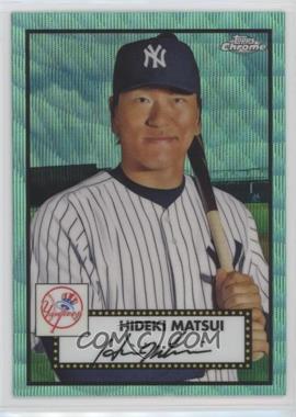 2021 Topps Chrome Platinum Anniversary - [Base] - Aqua Wave Refractor #688 - Hideki Matsui