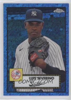 2021 Topps Chrome Platinum Anniversary - [Base] - Blue Mini-Diamond Refractor #350 - Luis Severino /199