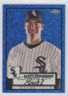 2021 Topps Chrome Platinum Anniversary - [Base] - Blue Mini-Diamond Refractor #585 - Scott Podsednik /199