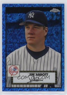 2021 Topps Chrome Platinum Anniversary - [Base] - Blue Mini-Diamond Refractor #699 - Jim Abbott /199