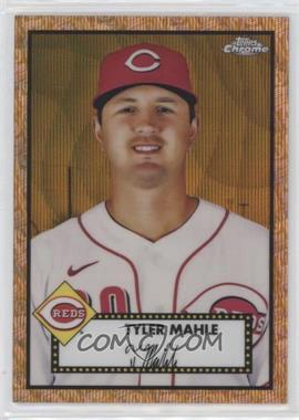 2021 Topps Chrome Platinum Anniversary - [Base] - Gold & Rose Gold 70th Wave Refractor #383 - Tyler Mahle /50