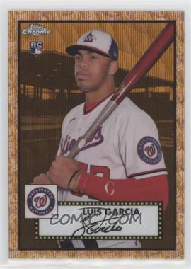 2021 Topps Chrome Platinum Anniversary - [Base] - Gold & Rose Gold 70th Wave Refractor #9 - Luis Garcia /50
