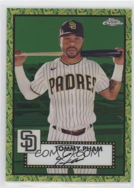 2021 Topps Chrome Platinum Anniversary - [Base] - Green & Yellow 70th Refractor #282 - Tommy Pham /99 [EX to NM]
