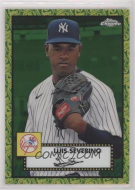 2021 Topps Chrome Platinum Anniversary - [Base] - Green & Yellow 70th Refractor #350 - Luis Severino /99