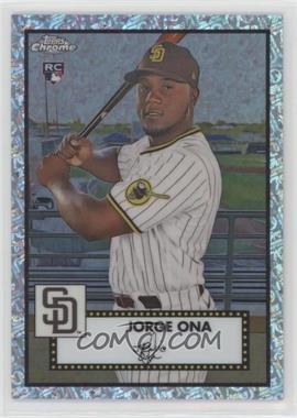 2021 Topps Chrome Platinum Anniversary - [Base] - Platinum 70th Mini-Diamond Refractor #113 - Jorge Ona /70