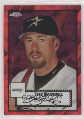 2021 Topps Chrome Platinum Anniversary - [Base] - Red Atomic Refractor #517 - Jeff Bagwell /100