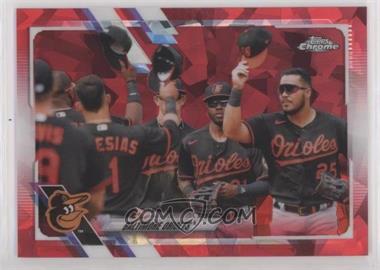 2021 Topps Chrome Sapphire Edition - [Base] - Red #195 - Baltimore Orioles /5