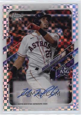 2021 Topps Chrome Update Series - Target 2021 All-Star Game Autographs - X-Fractor #ASGA-MB - Michael Brantley /125