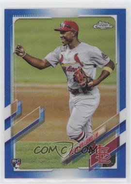 2021 Topps Chrome Update Series - Target [Base] - Blue Refractor #USC95 - Justin Williams /199