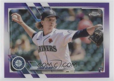 2021 Topps Chrome Update Series - Target [Base] - Purple Refractor #USC70 - Logan Gilbert