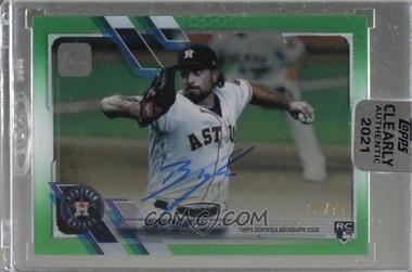 2021 Topps Clearly Authentic Autographs - [Base] - Green #CAA-BT - Blake Taylor /99 [Uncirculated]