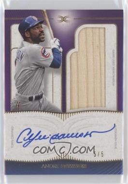 2021 Topps Definitive Collection - Definitive Autographed Relic - Purple #DARC-AD - Andre Dawson /5