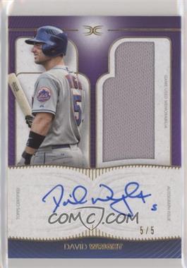 2021 Topps Definitive Collection - Definitive Autographed Relic - Purple #DARC-DW - David Wright /5