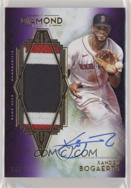 2021 Topps Diamond Icons - Autographed Jumbo Patches - Purple #AJP-XB - Xander Bogaerts /10