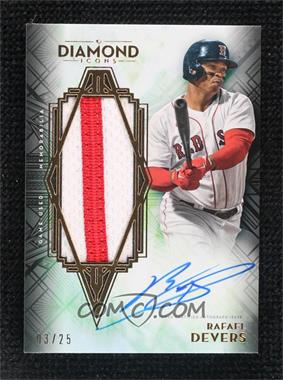 2021 Topps Diamond Icons - Autographed Jumbo Patches #AJP-RD - Rafael Devers /25