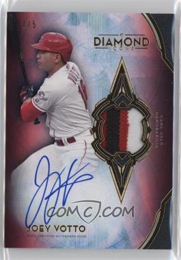 2021 Topps Diamond Icons - Single Player Autographed Relics - Red #SPA-JV - Joey Votto /5