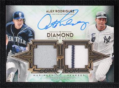 2021 Topps Diamond Icons - Single Player Dual Team Autograph Relics #SPDT-AR - Alex Rodriguez /10