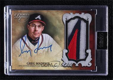 2021 Topps Dynasty - Autograph Patches - Silver #DAP-GM4 - Greg Maddux /5 [Uncirculated]