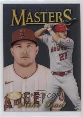 2021 Topps Finest - 1997 Topps Finest Masters #97FM-MT - Mike Trout