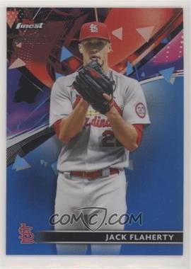 2021 Topps Finest - [Base] - Blue Refractor #87 - Jack Flaherty /150