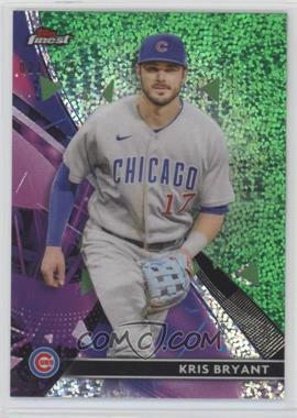 2021 Topps Finest - [Base] - Green Speckle Refractor #34 - Kris Bryant /125