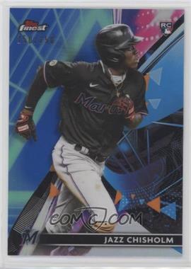 2021 Topps Finest - [Base] - Purple/Aqua Vapor Refractor #40 - Jazz Chisholm /250