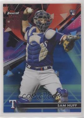 2021 Topps Finest - [Base] - Purple/Aqua Vapor Refractor #86 - Sam Huff /250