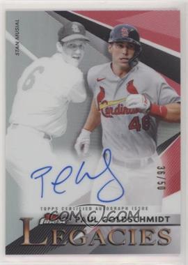 2021 Topps Finest - Finest Legacies Autographs #FLA-PG - Paul Goldschmidt /50