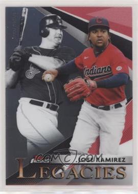 2021 Topps Finest - Finest Legacies #FL-JR - Jose Ramirez, Jim Thome