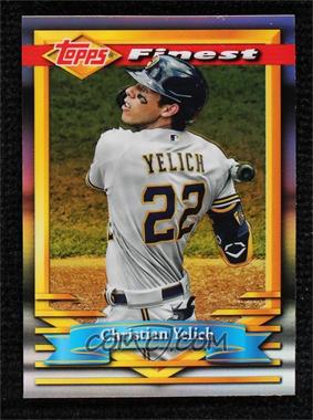 2021 Topps Finest Flashbacks - [Base] - Refractor #166 - Christian Yelich