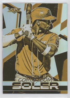 2021 Topps Fire - [Base] - Gold Minted #157 - Jorge Soler