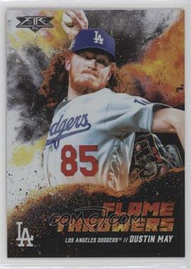 2021 Topps Fire - Flame Throwers #FT-8 - Dustin May