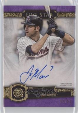 2021 Topps Five Star - Autographs - Purple #FSA-JMC - Joe Mauer /50