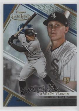 2021 Topps Gold Label - [Base] - Class 2 Blue #4 - Andrew Vaughn /99
