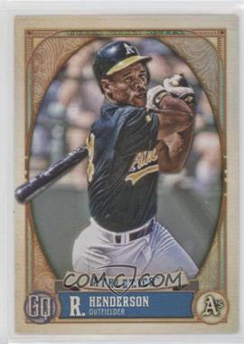 2021 Topps Gypsy Queen - [Base] - Bazooka Back #GQ-315 - Short Print - Rickey Henderson