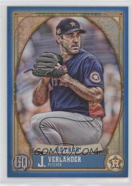 2021 Topps Gypsy Queen - [Base] - Blue #126 - Justin Verlander /150