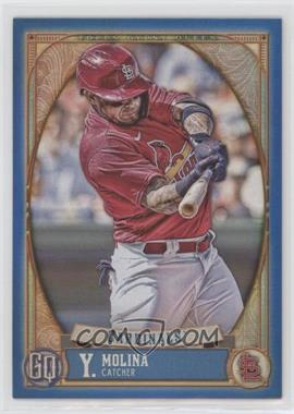 2021 Topps Gypsy Queen - [Base] - Blue #282 - Yadier Molina /150