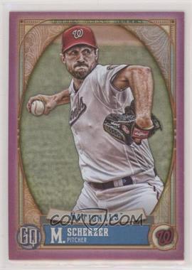 2021 Topps Gypsy Queen - [Base] - Mauve #238 - Max Scherzer /75